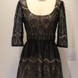 M&M Couture by Miss Me Black Lace Dress